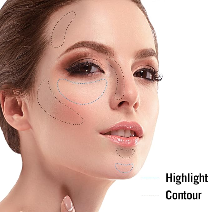 Sistar Shimmer Contour Palettes Define Natural Depth Lighten Darken Shading Bronzing And Highlighting