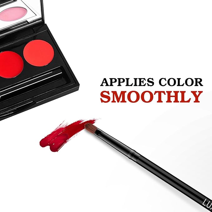 Luxspire Lip Brush Concealer Brushes 2 Pieces, Lipstick Gloss Brushes Applicators Eyeshadow Lip Liner Makeup Brush Cosmetics Make Up Tools, Small Make Up Brushes