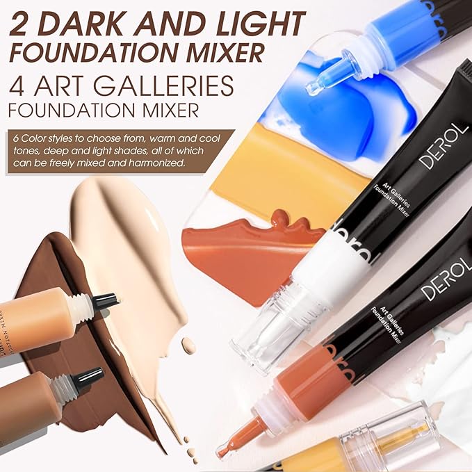 Light Cream Foundation Mixing Pigment for Adjusting Shade and Color Corrector, Blends Easily, Light Cream Color Corrector for Adjusted to Lighten Various Foundation Colors (Light Cream)