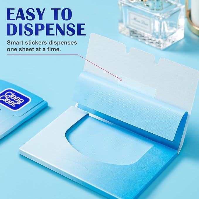 Oil Blotting Sheets From China Replacment for Clean&Clear Oil Absorbing Sheets,2 Pack(total 120sheets) Oil Control Film for Face,High-performance Handy Face Blotting Paper for Oily Skin