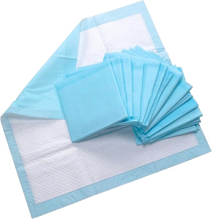 MR30 Murphy & Roxy Pet's Super Absorbent, Six-Layer, Scented Training Pads (30 Pack), Blue