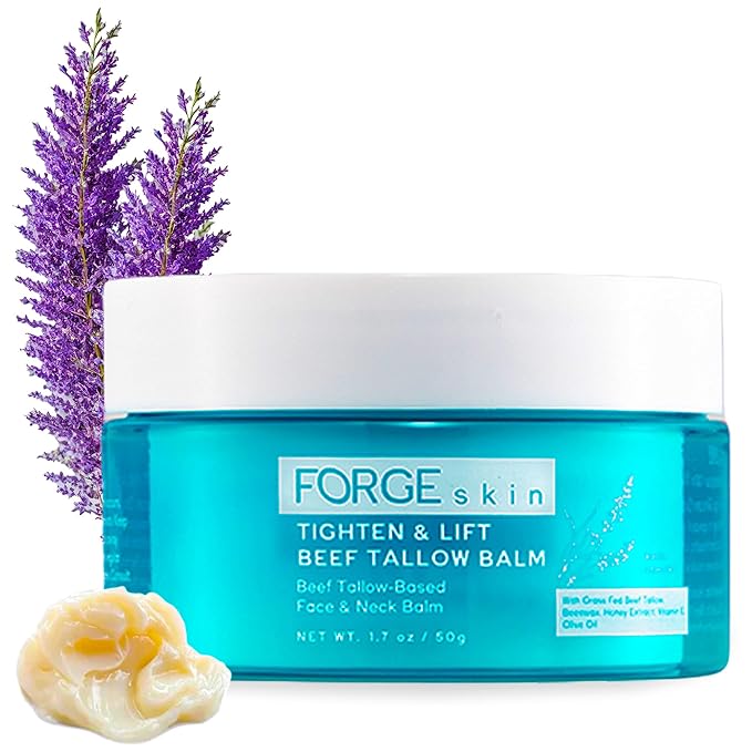 Original Tighten and Lift Cream Beef Tallow for Skin Women |Grass Fed Beef Tallow and Honey Balm for Face | Under Eye Firming Cream Tightening Lifting Sagging Skin Beef Tallow Moisturizer