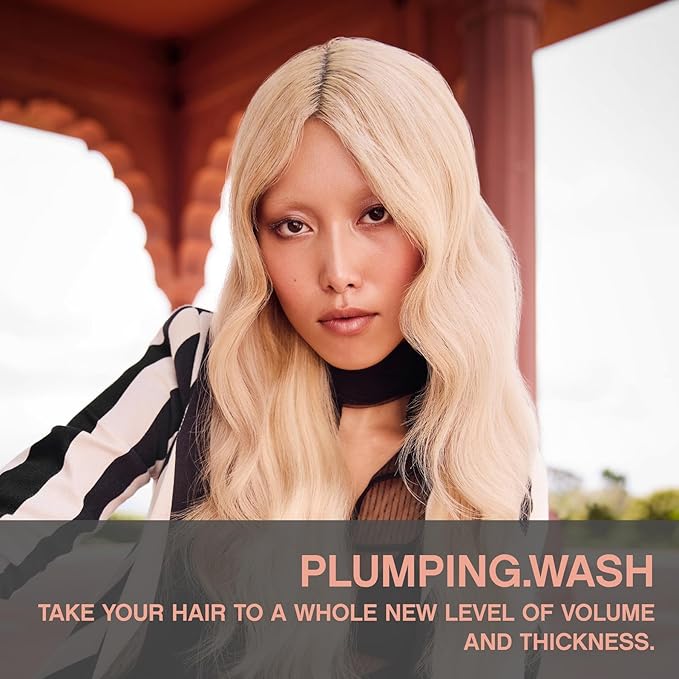 KEVIN.MURPHY PLUMPING.WASH - Densifying Shampoo for Thinning Hair - For Fine & Aging Hair - Nourishing Hair Care Shampoo - Thickening Effects - 250 mL / 8.4 fl oz