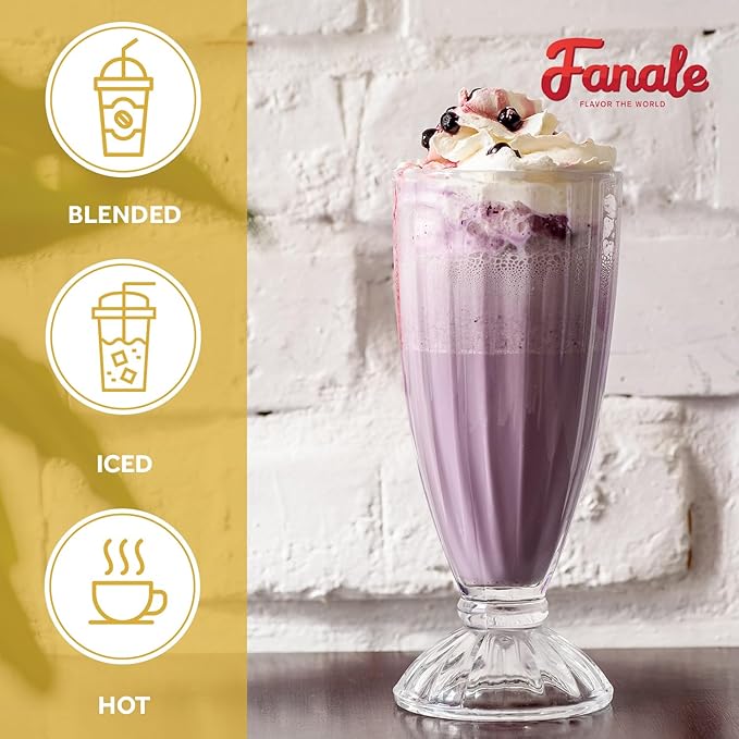 Fanale Premium Taro Bubble Tea Flavoring Powder | Perfect for Baking, Smoothies, Desserts and Drinks | Instant Flavoring Powder for Boba Milk Tea- 2.2 Pounds (Pack of 1)