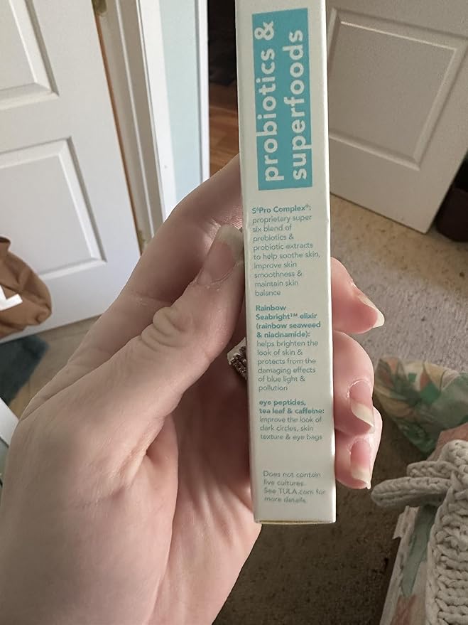 TULA Skin Care Radiant Skin Brightening Serum Concealer - Conceals Dark Circles & Discoloration, Longwearing & Crease-Resistant, Brightens the Appearance of Skin Over Time, Shade 120, 0.18 fl oz.