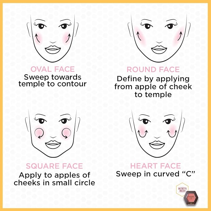 Burt’s Bees 100% Natural Blush with Vitamin E, Bare Peach - 0.19 Ounce