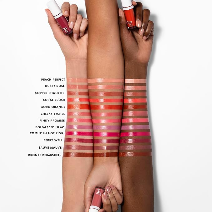e.l.f. Camo Liquid Blush, Long-lasting Liquid Blush For High-pigment Color, Creates A Soft, Dewy Finish, Vegan & Cruelty-free, Cheeky Lychee