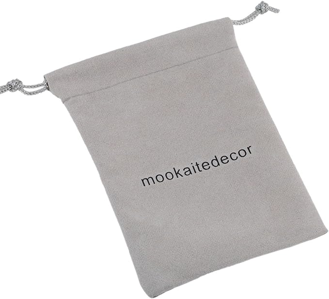 mookaitedecor Rose Quartz Roller Massager Tool & Thumb Worry Stone for Crystal Healing Reiki Stress Relief