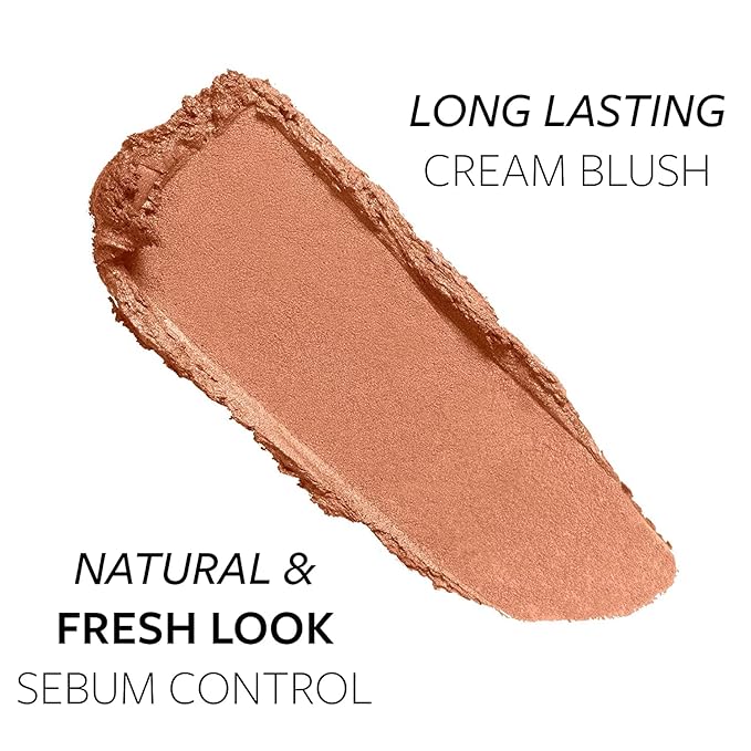 Pastel Cream Blush 45 | Red | Fresh | Healthy & Natural Look | Ligh Weighted Formula | Sebum Control Richly Pigmented | Easily Blendable | Long Lasting | Semi Matte | 0.18 oz.