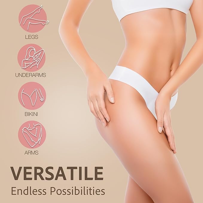 Bikini Trimmer for Women, Pubic Hair Trimmer, Waterproof, USB-C Rechargeable, LED Light, Replaceable Blade, Electric Razors for Women, Electric Lady Shaver (Amethyst Purple)