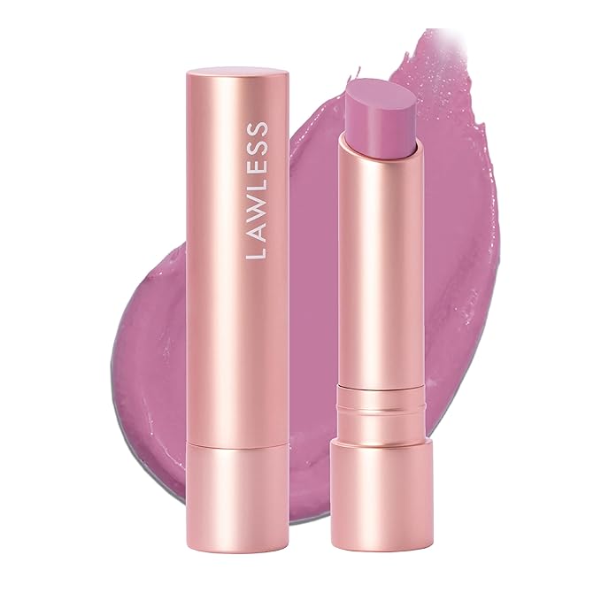 LAWLESS Forget the Filler Lip Plumping Line Smoothing Tinted Balm, Cupid, Pink, 0.09 Ounce