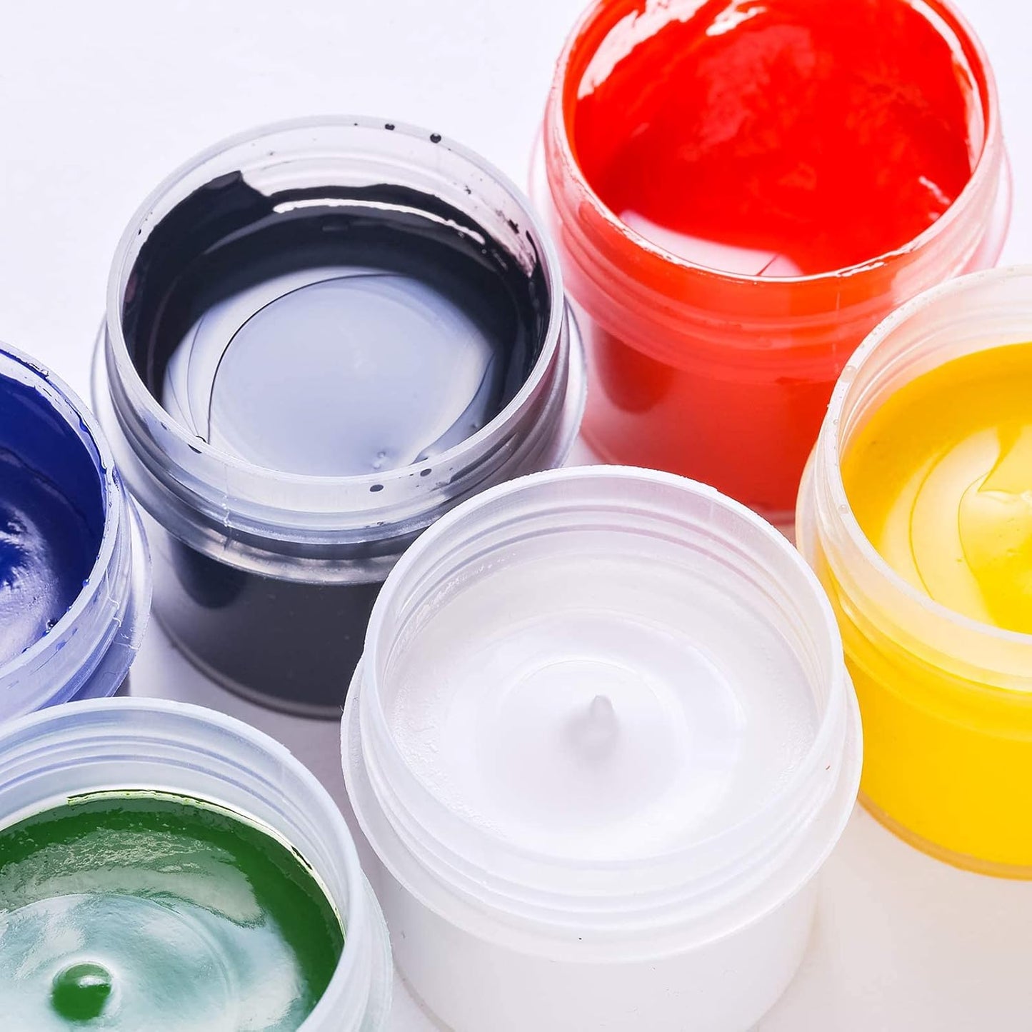 Eternal Moment 36 Pack 3 OZ Plastic Jars Round Clear Cosmetic Container Jars with Lids, Perfect for Lotion, Cream, Ointments, Makeup, Eye Shadow, Rhinestone, Samples, Pot, Travel Storage