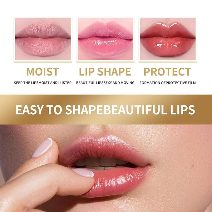 2PCS Handmade Plant lip balm Pink Lips Serum Brighten Dark Lips Bleaching Essence Lip Balm Repair Fine Lines Brighten Moisture Exfoliator Lip Care (Pink)