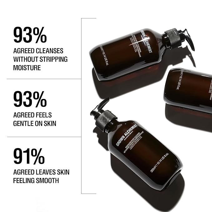 Grown Alchemist Energize Body Cleanser. Chamomile, Bergamot & Rose Body Cleanser. Gentle Body Wash. Hydrates & Cleanses Skin (500 ml)