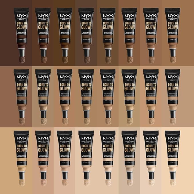 NYX PROFESSIONAL MAKEUP Born To Glow Radiant Concealer, Medium Coverage - Soft Beige