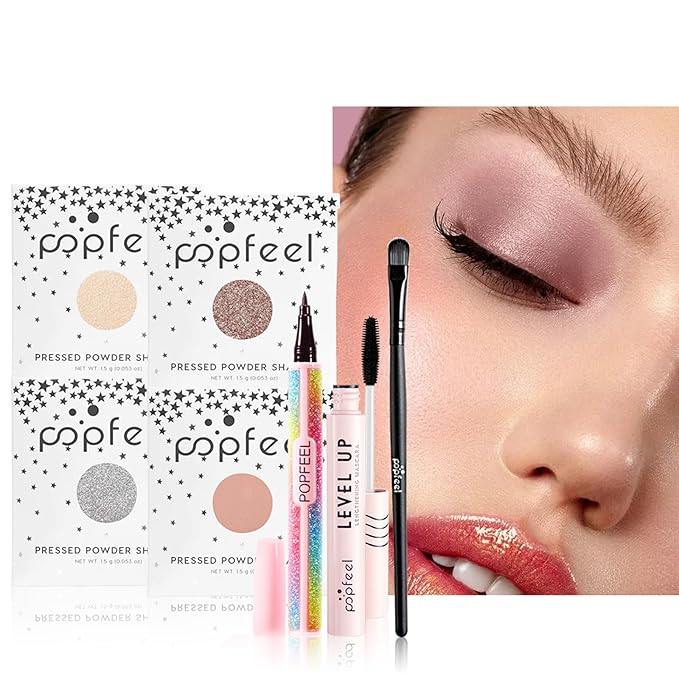 Makeup Kit for Teenager Girls, Full Cosmetics Makeup Kit for Girls 10-12 with Eyeshadow, Lipstick, Concealer, Lipgloss, Mascara, Makeup Brush etc, Cosmetics Gift Sets for Women, Teenage