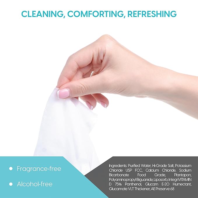 Clear C Eyelid Wipes Pre-Moistened for Dry Eyes – Rinse Free Eye Lid Cleaning Wipes – Individually Wrapped Travel Eye Wipes, 3 Boxes of 30