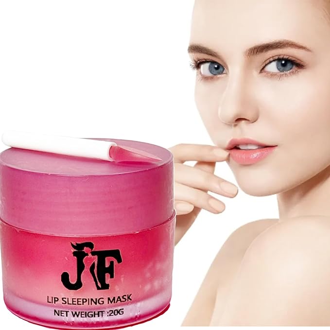 Lip Care Product Organic Moisturizing Nourishing Night Lip Sleeping Repair Hydrating natural Lip Balm, Light Pink