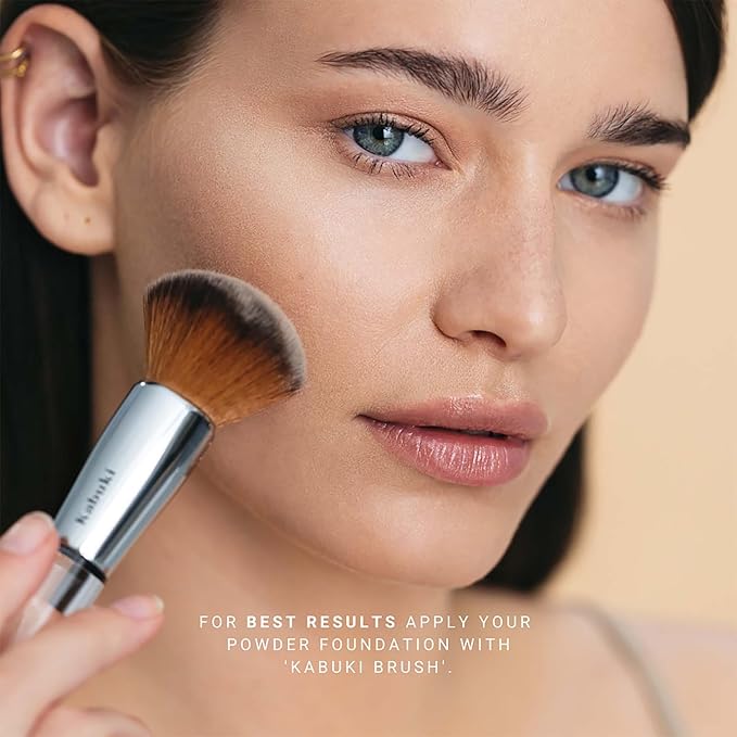 Mineral Powder Foundation - Longwear, Lightweight, Smooth Powder Formula - Blurring, Skin-Perfecting Finish - Vegan and Cruelty Free Formula - 025 Siv - 0.25 oz