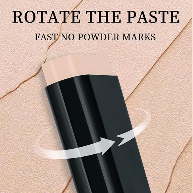 Long-Lasting Concealer Foundation Stick, Creamy Full Coverage, Hydrating Olive & Camellia Formula for Dark Circles & Blemishes, 2.09 oz (02#)