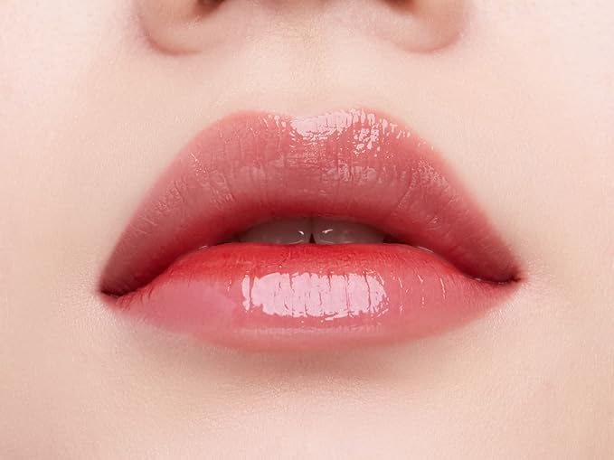 JUNG SAEM MOOL LIP-PRESSION Glow Lasting Tint 0.14 Fl Oz, Water-In-Oil Gloss Tint for Hydrated, Plump Lips, Non-Sticky Comfortable Fit for Radiant Lip Stain, Korean Lip Makeup (Dolce Rose)