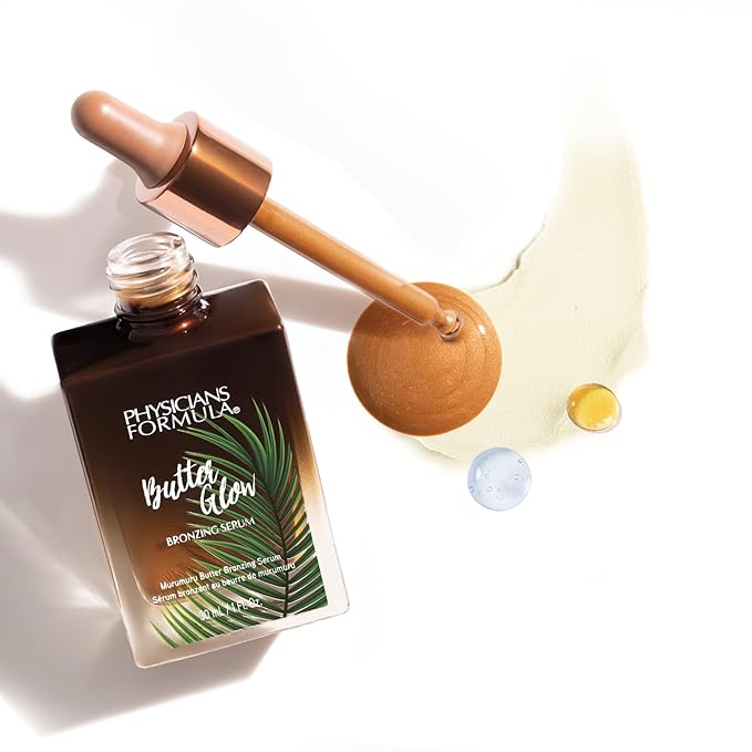 Physicians Formula Butter Glow Bronzing Serum, Innovative & Nourishing Skincare Bronzing Drops for Radiant, Natural Sunkissed Complexion - Sunkissed Glow