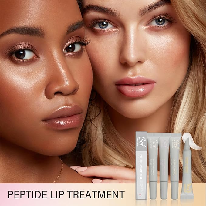 Glow Lip Balm, Hydrating Moisturizing Lip Balm for Dry Cracked Lips, Sheer Tint Color, Shiny Glossy, Long Lasting Lip Moisturizer Nourishing Lip Care Lip Repair Gel Peptide Lip Treatment ChapStick-02#