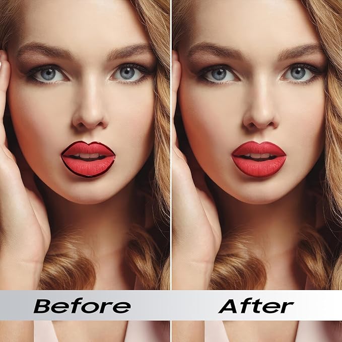 Peel Off Lip Liner Stain - Non-Stick Cup Lip Comfortable Vivid Color Peel Lip Stain Transfer-Proof & Long - Wear, Create Beauty & Charming Lip Makeup For All Skin Types with All-Day (#01 Nude)