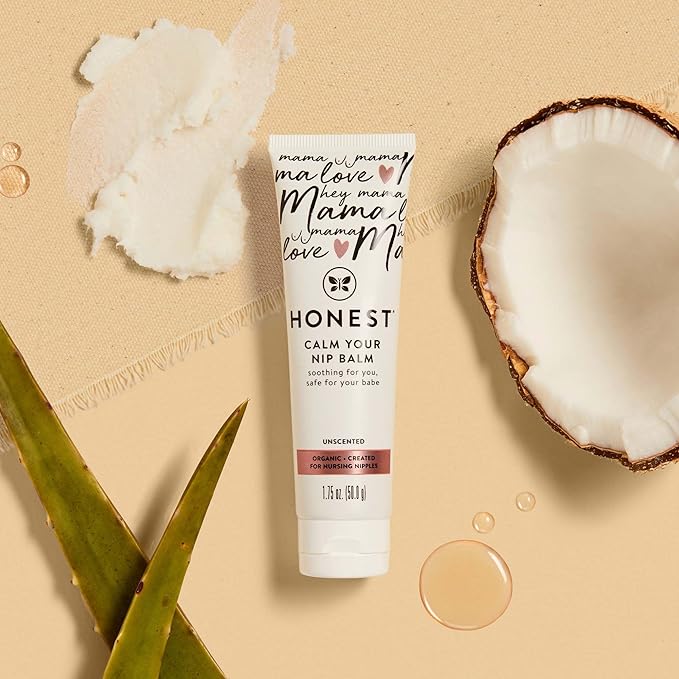 The Honest Company Honest Mama Calm Your Nip Balm | USDA Certified Organic Nipple Cream | 1.75 fl oz