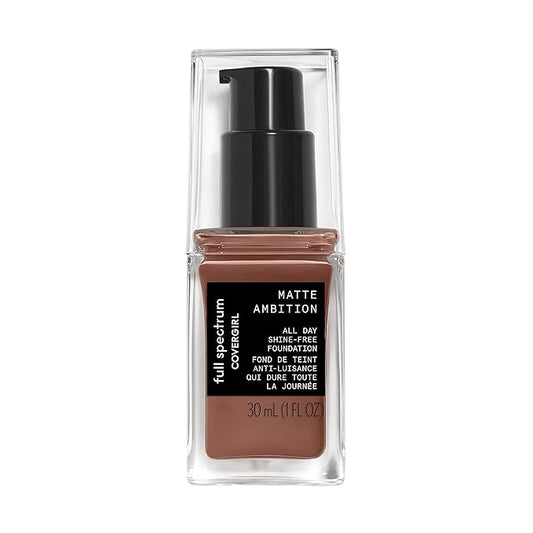 COVERGIRL Matte Ambition, All Day Foundation, Deep Cool 1, 1.01 Ounce