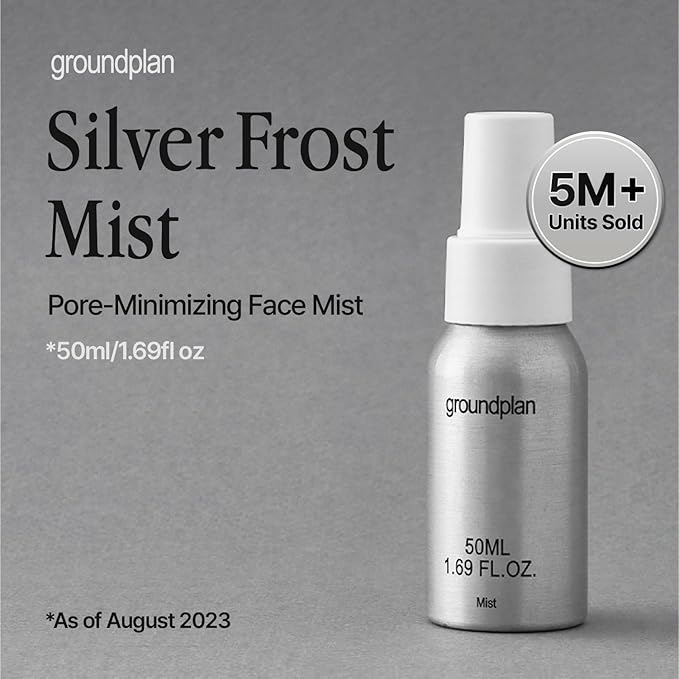 Silver Frost Mist - Facial Barrier Toner Spray with 80% Witch Hazel Water, Cica for Skin Barrier Repair, Recovery for Sensitive Skin, Dewy Hydration, Korean Skin Care (1.69 fl oz)