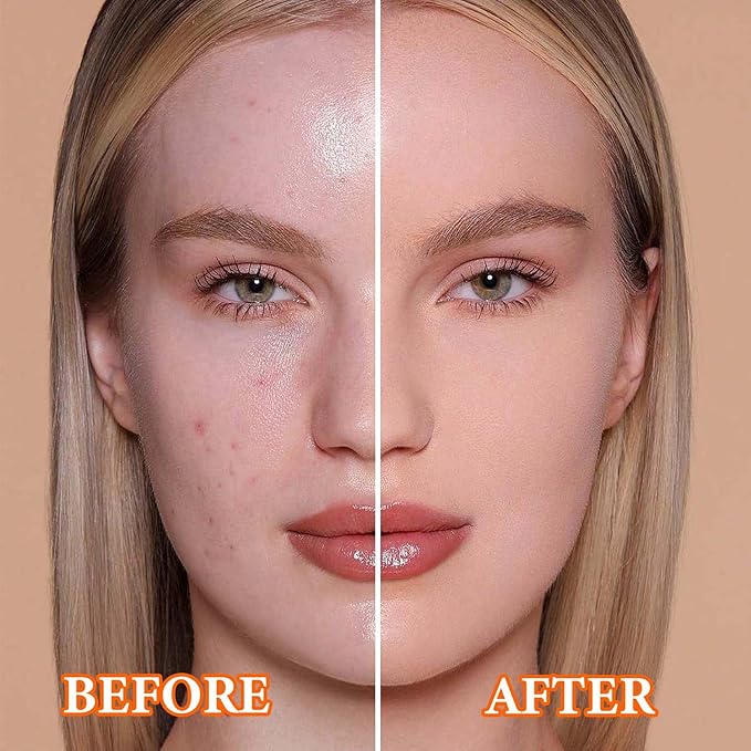 Oil Control Loose Face Powder,Translucent Setting Powder With a Powder Puff Long Lasting Makeup Covering Blemishes Brightens Skin Tone,Natural Matte Loose Powder for Women（2）