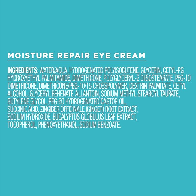 Curel Japanese Skin Care Moisturizer Repair Eye Cream, Under Eye Cream for Dry, Sensitive Skin, Fragrance Free & pH Balanced, 0.8 Oz