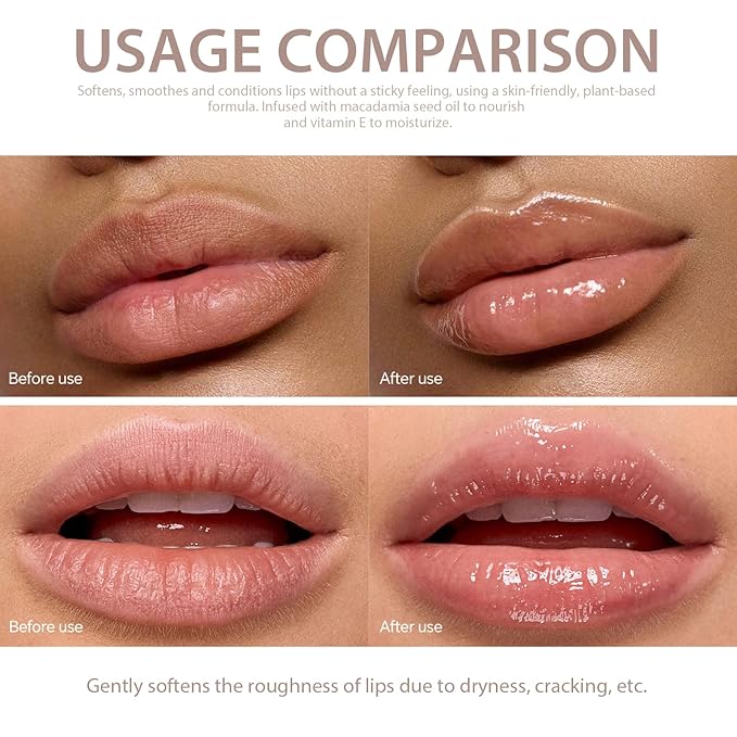 Moisturizing Overnight Lip Mask Vitamin E Lip Butter Repair Sleeping Lip Balm For Hydrated, Full Looking & Irresistible Lips(0.2 Fl Oz),Cherry