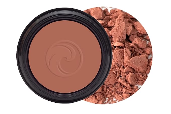 Gabriel Cosmetics Blush (Rose- Medium Muted Pink/Cool Matte), Natural, Paraben Free, Vegan, Gluten-free, Cruelty-free, Non GMO,enhanced with Sea Fennel, creamy and natural finish, 0.1 oz