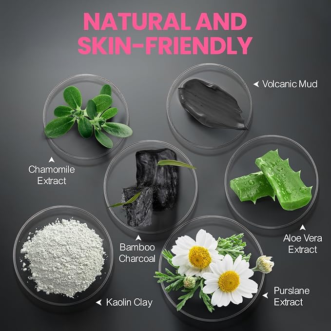 Carbonated Bubble Clay Mask -Exfoliation Face Mask | Detoxing Clay Mask for Blackhead Removal,Dull Skin,Skincare Facial Mask for Controlling Oil and Refining Pores,Mothers Day Gifts for Wife