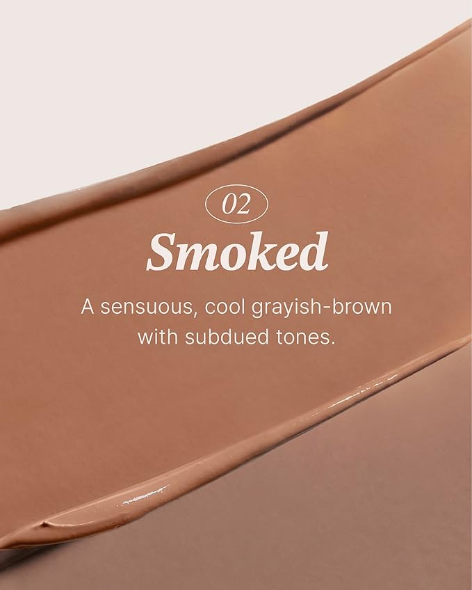 Glint Sheer Bronzer Stick (Smoked, 0.24oz) - Creamy Buildable, Blendable Formula for Natural Contour, Long-Lasting, Smooth, Versatile Use. Korean Makeup. Nose, Face, Cheeks.