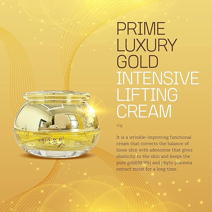 Premium Luxury Gold Women Facial Skin Care Set (4Pcs) Beauty & Personal Care, Nourishing And Moisturizing, Calming Korea Cosmetic for Yedam Yun Bit