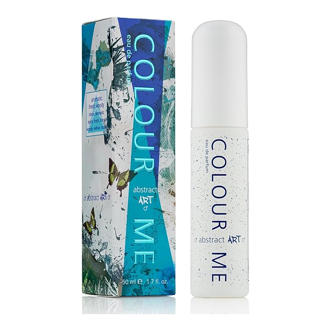 COLOUR ME Milton-Lloyd Abstract Art - Eau de Parfum - Long Lasting Perfume for Men - Patchouli, Sandalwood Cologne for Men - Woody Fragrances - 1.7 oz.