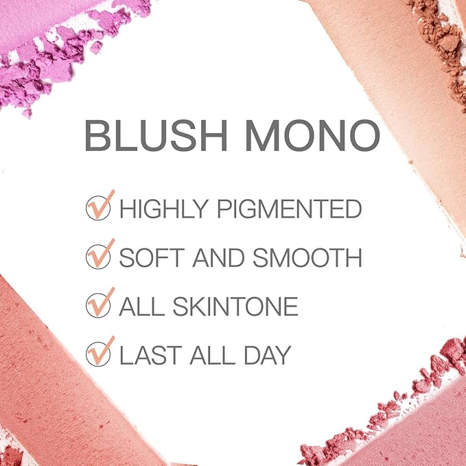 OULAC Matte Blush Makeup| Highly Pigmented Cream Blush| Natural Matte Glow| Shape & Highlight Face| Cruelty-Free Blush with Rose Oil| 08 The Miracle (matte bright coral) 4.8g