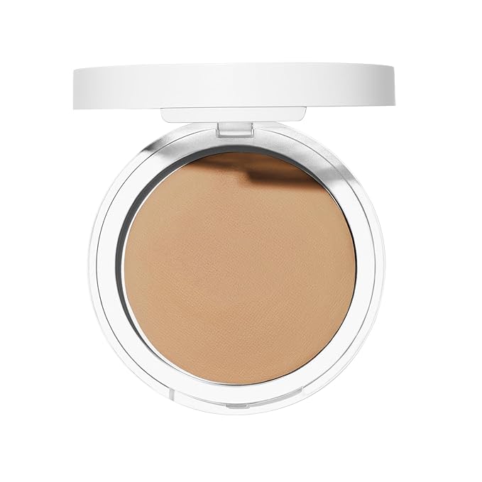 Well People Bio Powder Foundation, Lightweight & Hydrating Foundation For Perfecting & Smoothing Skin, Semi-Matte Finish, Vegan & Cruelty-free, 7W