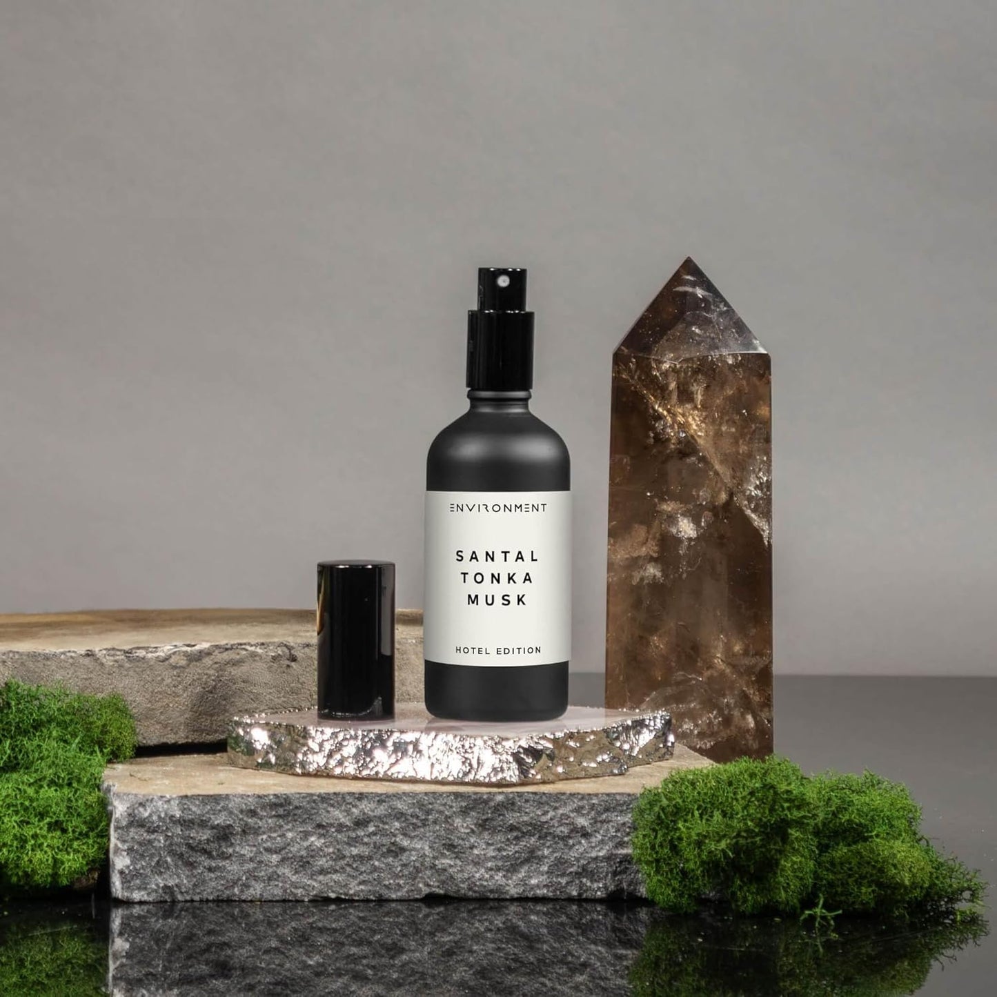 ENVIRONMENT Inspired by 5-Star Hotels 1HT Room Spray, 100ml Air Freshener (Santal | Musk) Home Fragrance Accessories, Room Perfume, Room Deodorizer, Vegan & Cruelty-Free