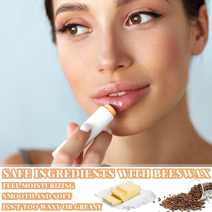 Demissle 150 Pcs Unlabeled Lip Balm Bulk Chapped Stick Blank Mini Lip Balm Gifts Moisturizing Lip Balms Favors for Women Homeless Wedding Bridal Shower Favors Baby Shower Guests Favors(Cocoa Butter)
