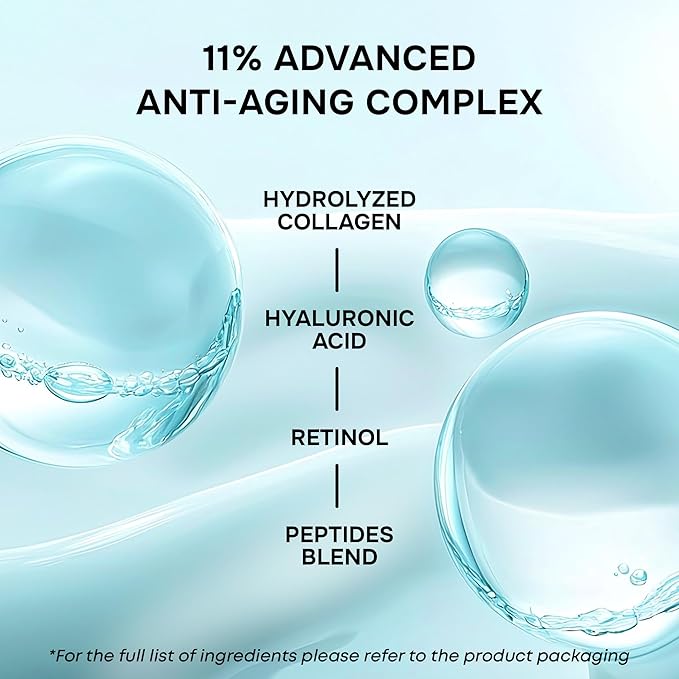 SimplyVital Moisturizer for Neck & Décolleté – With Collagen, Retinol, Peptides & Hyaluronic Acid – Anti-Aging Hydration – Made in USA – 1 fl.oz