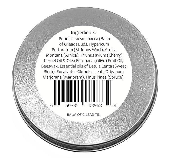 Creation Farm Balm of Gilead Herbal Salve - 3 Pack Large 4 oz Tins -Balm of Gilead Ointment -Balm De Gilead Ungüento