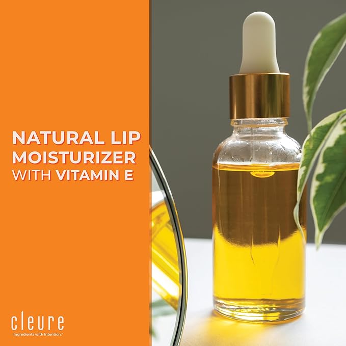 Cleure Organic All Natural Lip Balm - Paraben Free, Fragrance Free, Flavor Free, & Petroleum Free SPF Lip Balm & Hydrating Lip Butter (.15 oz, 3 Pack)
