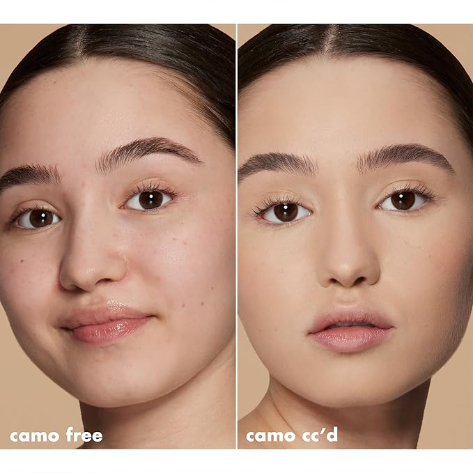 e.l.f. Camo CC Cream, SPF 30 Color-Correcting Medium-To-Full Coverage Face Foundation, Delivers An Airbrushed Finish, Vegan & Cruelty-Free, Deep 530 W