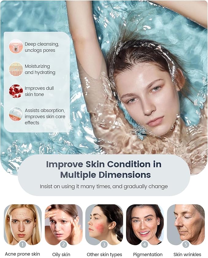 Kingsteam Professional Ozone Nano-Ionic Facial Steamer | Deep Cleansing Hydrating | Salon Home Spa Face Steamer | Pore Cleanser | 60-Min Timer | 360° Swivel | Esthetician Favorite Tool,White