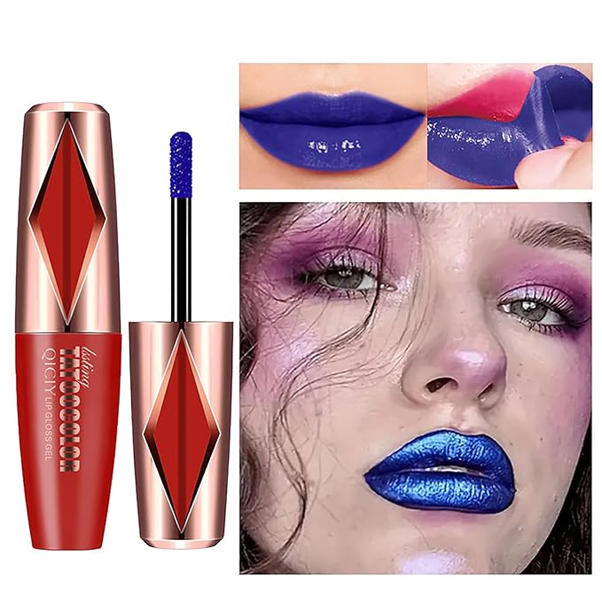 Peel Off Lip Stain -Lip Stain Peel Off Masque - Long Lasting, Waterproof and Transfer Proof Nude Lip Tint, Matte Finish Peel Off Makeup (04 First Kiss Stain)