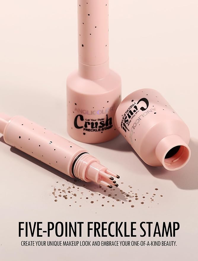Faux Freckle Pen, Fake Freckle Stamp, Long Lasting, Waterproof, Smudge-proof, Transfer-proof, Natural Sun-kissed Makeup, Suitable for All Skin Types, Vegan & Cruelty-Free (01#Light, 1.5g)